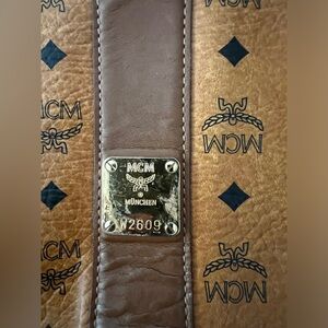 MCM reversible tote bag , cognac color,